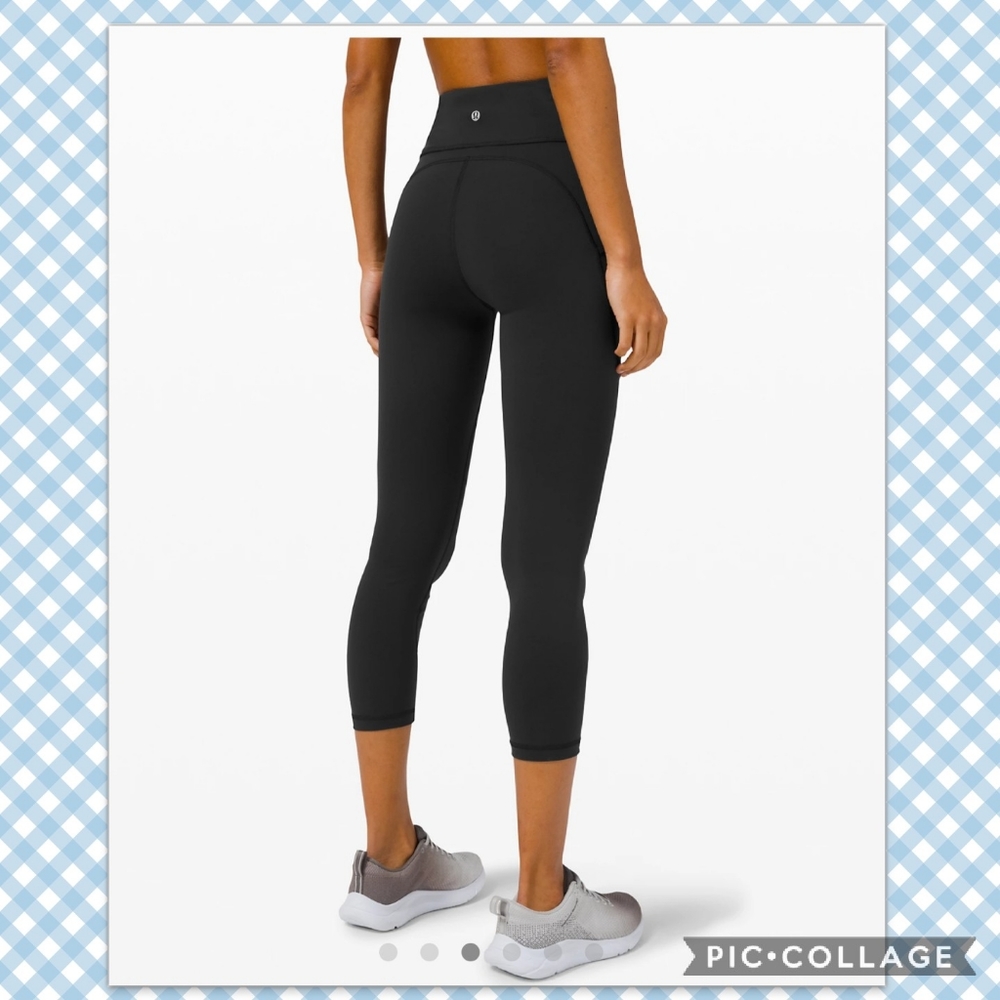 Lululemon Invigorate Crop Leggings in Black